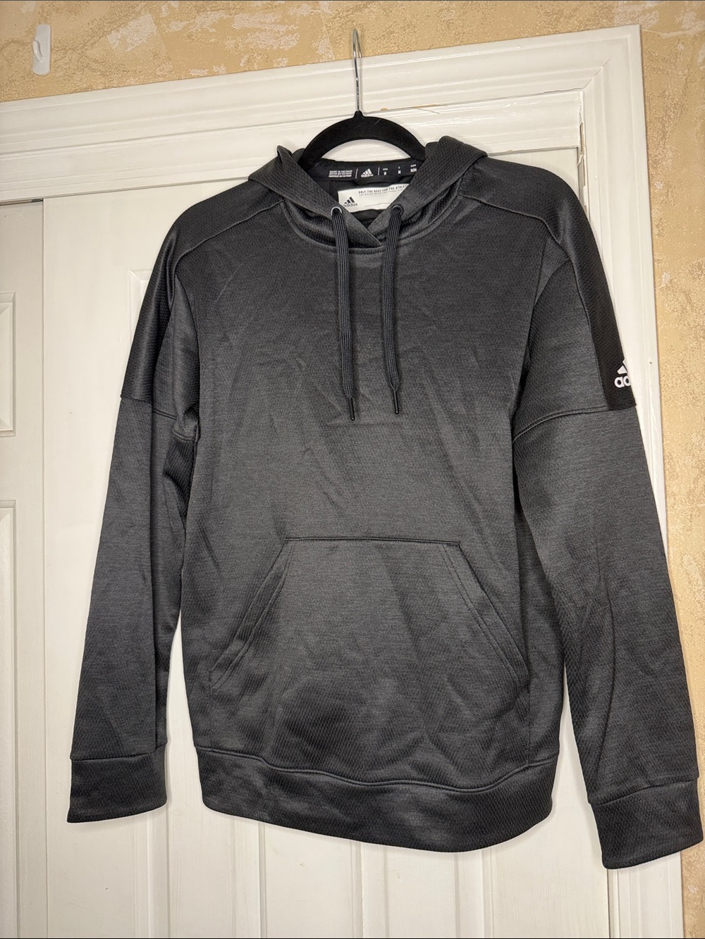 Adlidas Charcoal Gray Pullover Hoodie